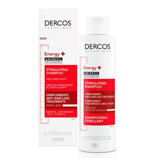 Vichy Dercos Energy+ Aminexil Niacinamide Shampoo 200ml