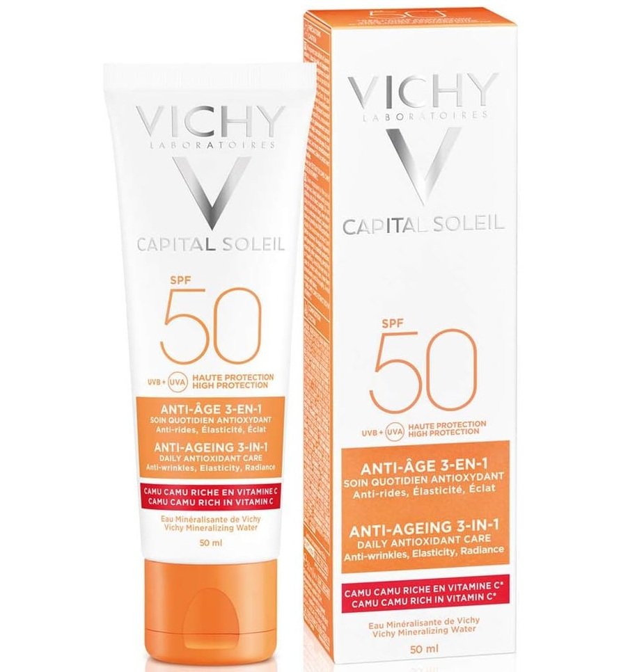 VICHY SPF50+ Anti Ageing 3in1 50ml