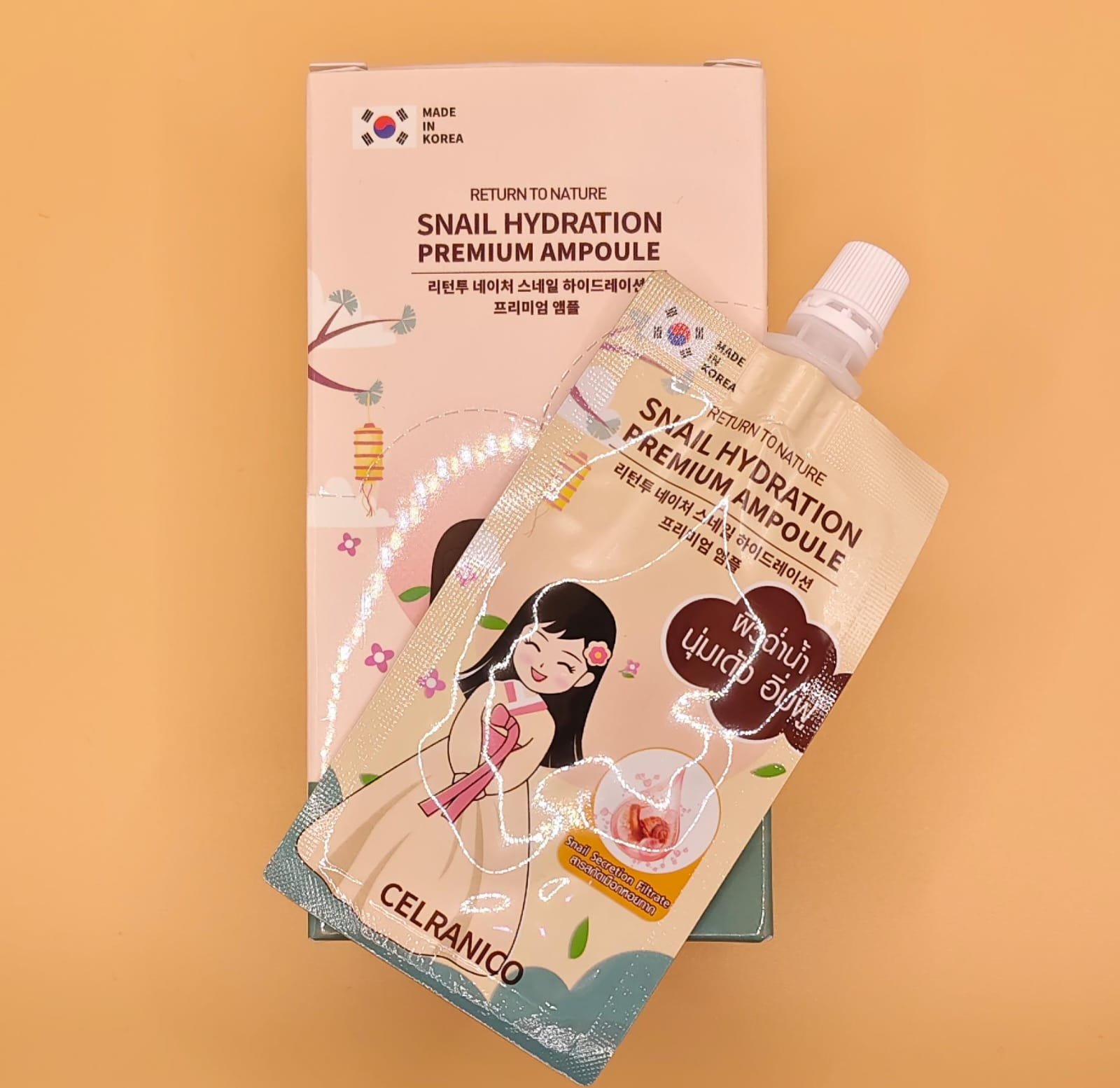 CELRANICO Snail Hydration Premium Ampoule 7g